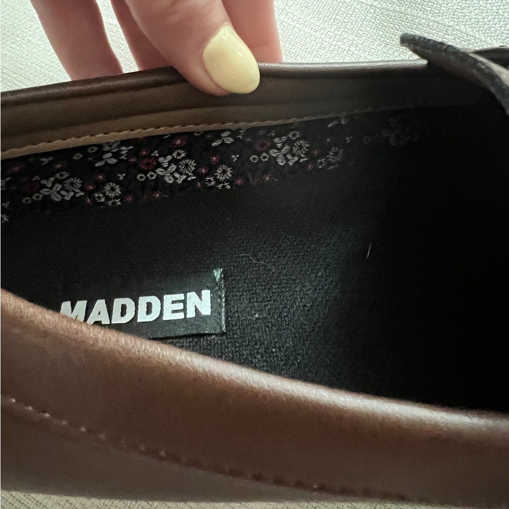 Madden Men's Brown Loafers Size 10 - Picture 2 of 9